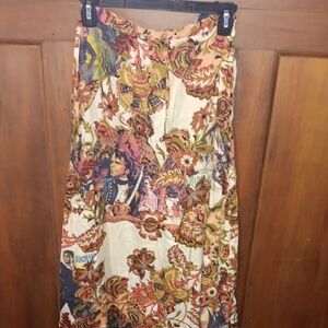 Christian Lacroix Multicolor Artistic Maxi Skirt